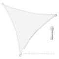 Dreieck Sun Shade Segel wasserdichte Polyester PU -Beschichtung